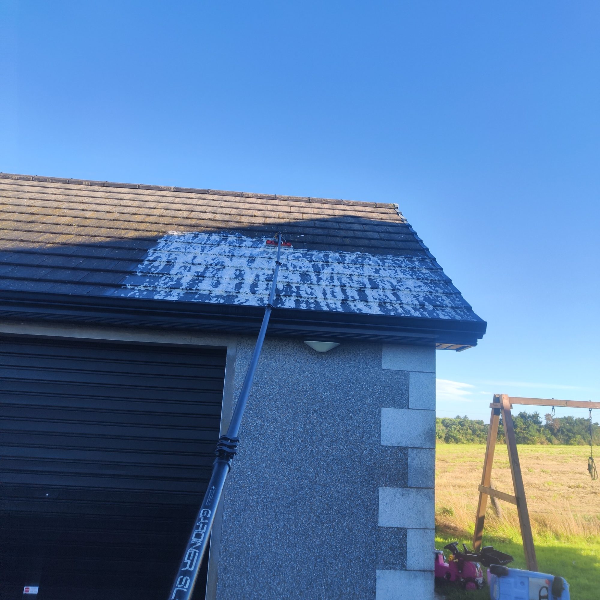 Roof Soft Washing, EKR Cleaning Solutions, Newry